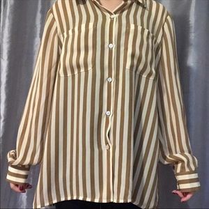 Liz Claiborne stripper button down shirt